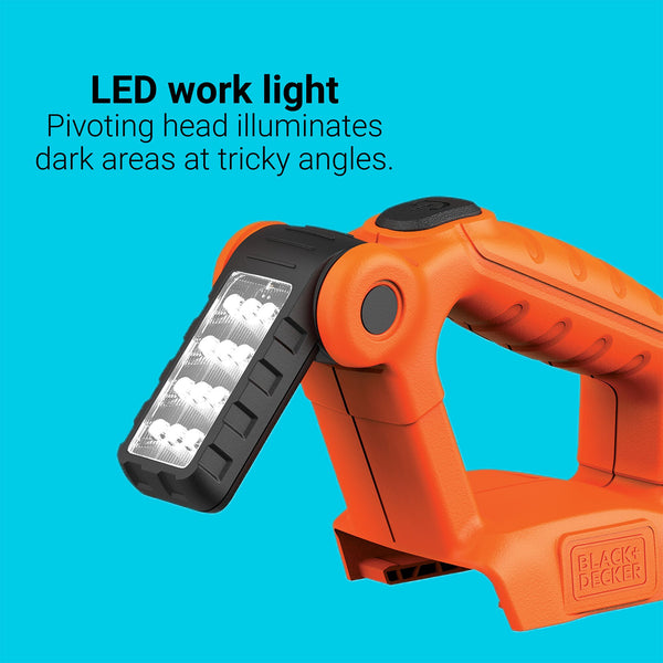 Black Decker 20V MAX* Lithiuim Ion 4 Tool Combo Kit: Drill/Driver Circular Saw MOUSE™ Detail Sander And Light