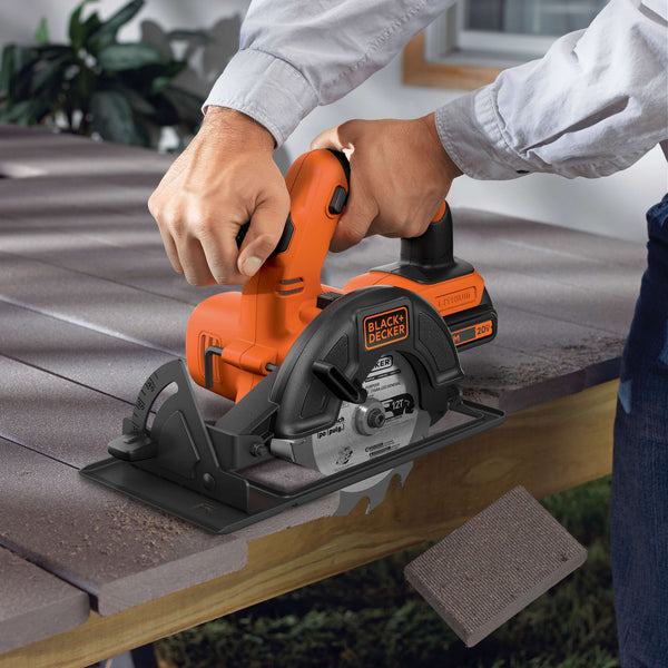 black decker 20V MAX* Lithiuim Ion 4 Tool Combo Kit: Drill/Driver Circular Saw MOUSE™ Detail Sander and Light