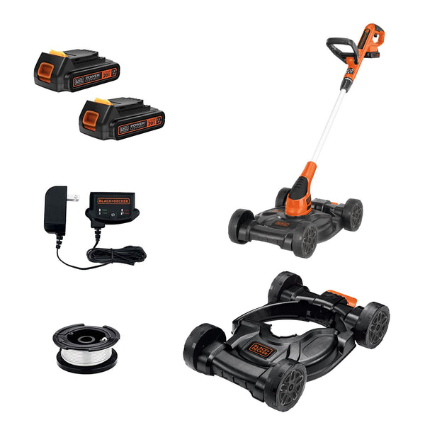 Black Decker 20V MAX* Lithium 12 Inch 3-in-1 Compact Mower