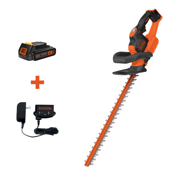 Black Decker 20V MAX*Lithium 22 In. POWERCUT Hedge Trimmer
