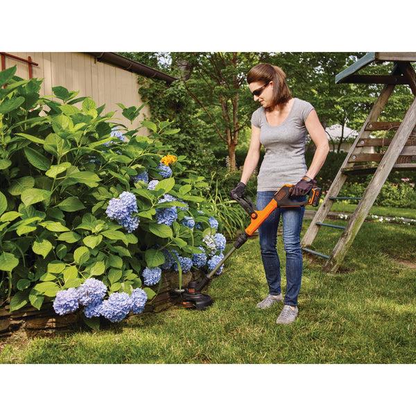 black decker 20V MAX* Lithium EASYFEED™ String Trimmer/Edger