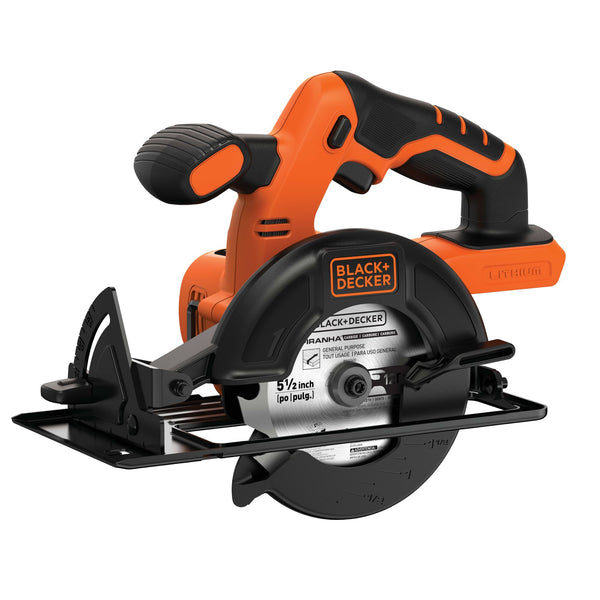 Black Decker 20V MAX* POWERCONNECT™ 5-1/2 In. Cordless Circular Saw Tool Only