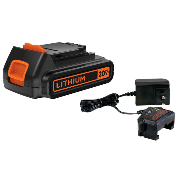 black decker 20V MAX* POWERCONNECT™ Battery 1.5 Ah & Charger