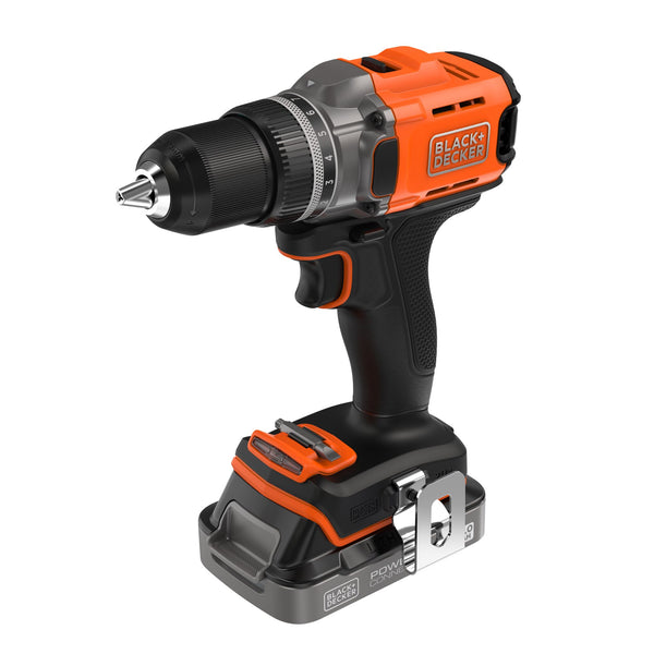 Black Decker 20V MAX* POWERCONNECT™ Cordless Drill Driver Battery + Charger Included