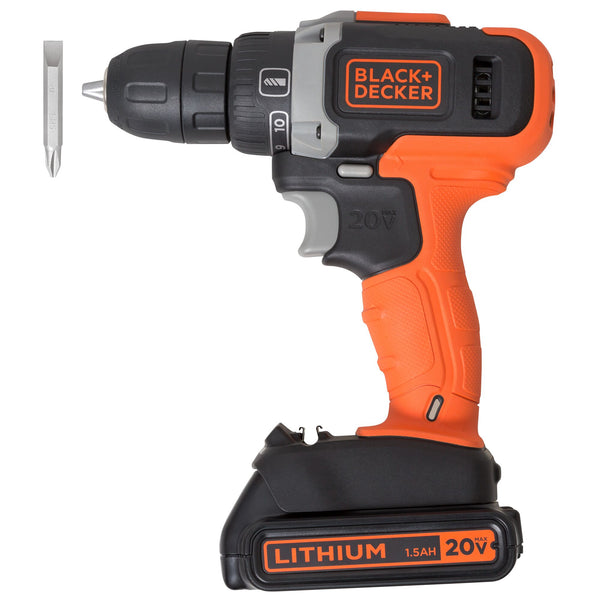 Black Decker 20V MAX* POWERCONNECT™ Cordless Drill/Driver + Circular Saw Combo Kit