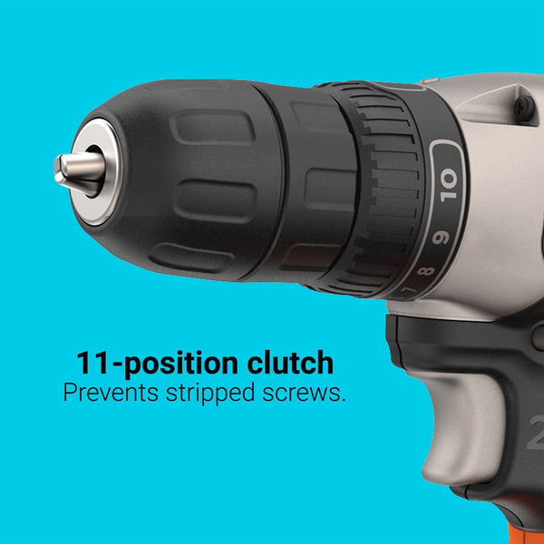 Black Decker 20V MAX* POWERCONNECT™ Cordless Drill + Impact Driver Combo Kit