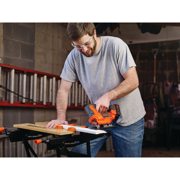 black decker 20V MAX* POWERCONNECT™ Cordless Variable Speed Jigsaw Kit