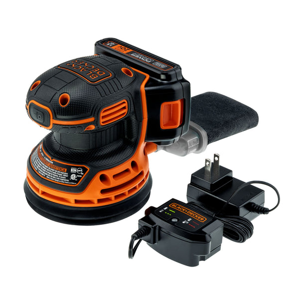 Black Decker 20V MAX* Random Orbital Sander Cordless