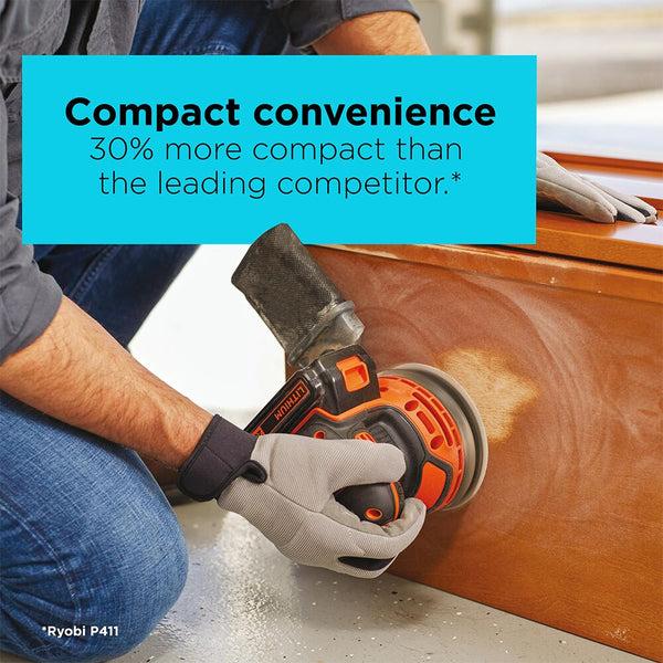 Black Decker 20V MAX* Random Orbital Sander Cordless