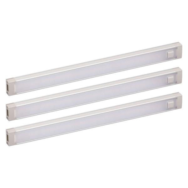 Black Decker 3-Bar Led Under Cabinet Lighting Kit Warm White 9"