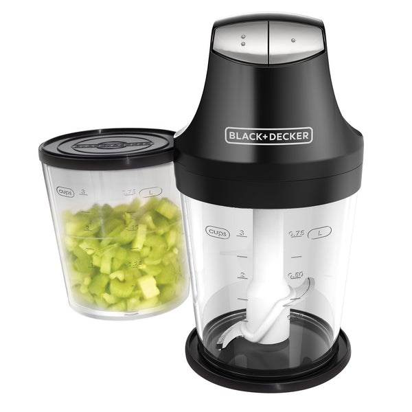 Black Decker 3 Cup Ergo Chopper With Two Nestable Bowls