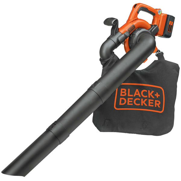 Black Decker 40V MAX* Leaf Blower/Leaf Vacuum Kit Cordless