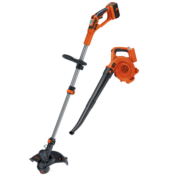Black Decker 40V MAX* Lithium String Trimmer + Sweeper Combo Kit