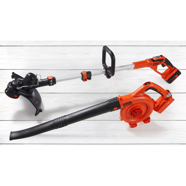 Black Decker 40V MAX* Lithium String Trimmer + Sweeper Combo Kit
