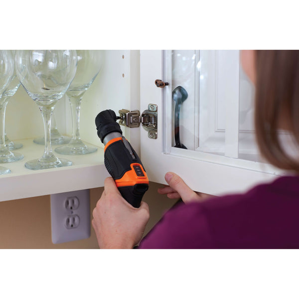 Black Decker 4V MAX* Cordless Screwdriver Right Angle Attachment