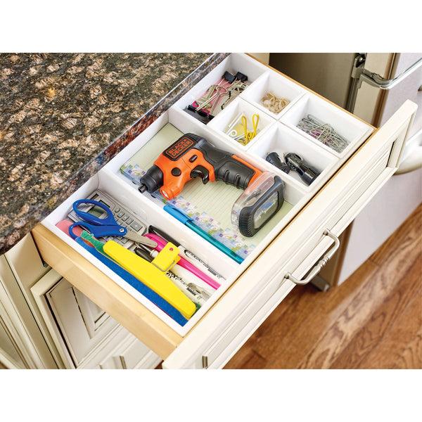 Black Decker 4V MAX* LightDriver Cordless Screwdriver With Storage Pak