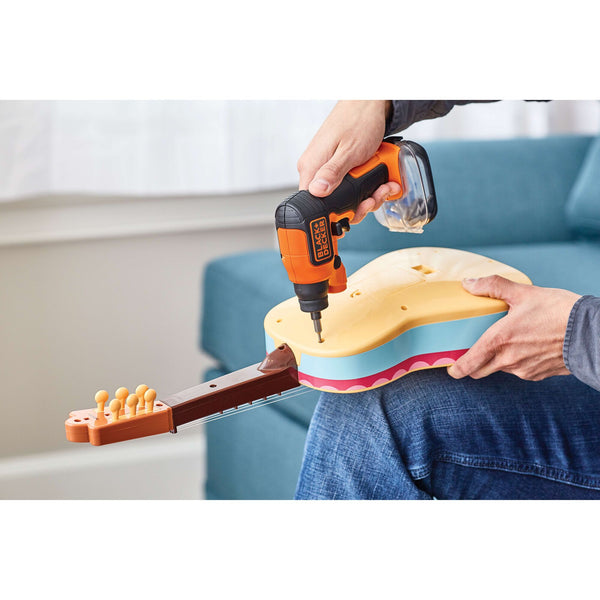 black decker 4V MAX* LightDriver Cordless Screwdriver with Storage Pak