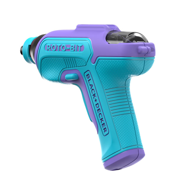 Black Decker 4V MAX* Rotobit Screwdriver (Blue & Purple)