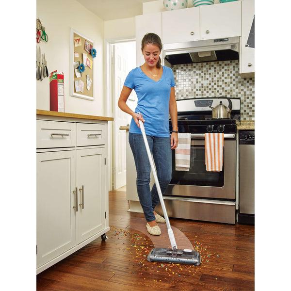 black decker 50 Minute Powered Floor Sweeper - Powder White