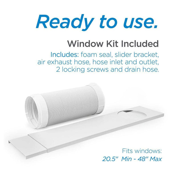 Black Decker 6 000 BTU SACC/CEC (10 000 BTU ASHRAE) Portable Air Conditioner With FOLLOW ME Remote Control