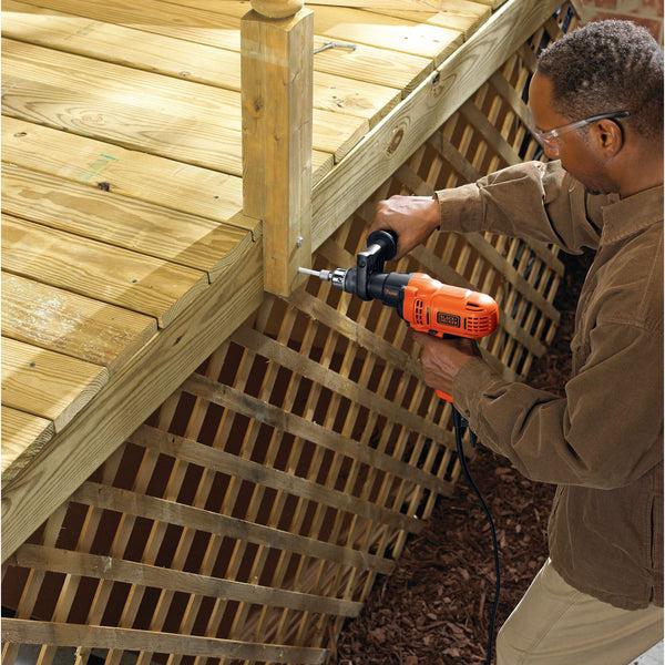 black decker 7.0 Amp 1/2 In. Electric Drill/Driver Kit