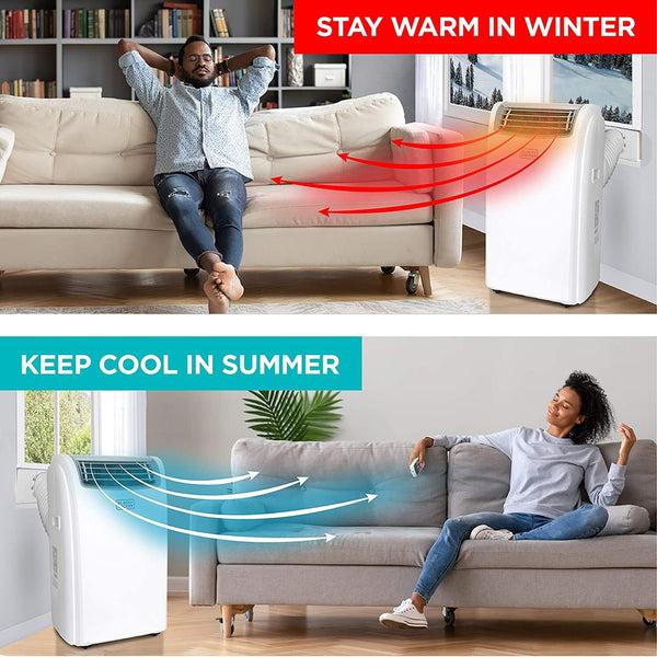 Black Decker 7 700 BTU (14 000 BTU ASHRAE) Portable Air Conditioner With Heat