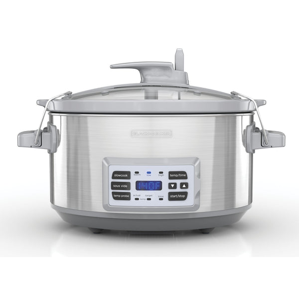 Black Decker 7-Quart Digital Slow Cooker With Temperature Probe + Precision Sous-Vide