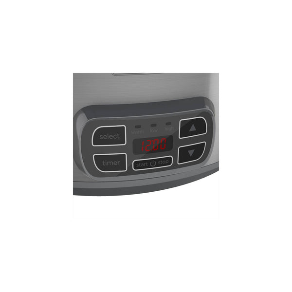 Black Decker 7-Quart Locking Lid Digital Slow Cooker