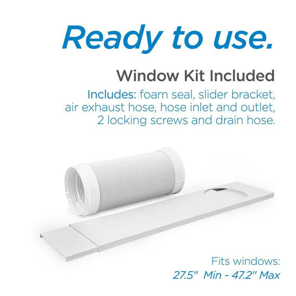 Black Decker 8 000 BTU SACC/CEC (12 500 BTU ASHRAE) Portable Air Conditioner With FOLLOW ME Remote Control