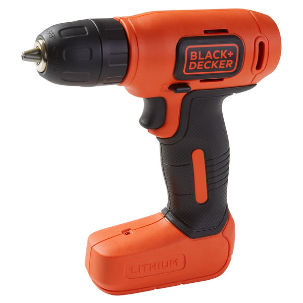 Black Decker 8V MAX* Cordless Drill + 43 Pc. Home Decor Project Kit