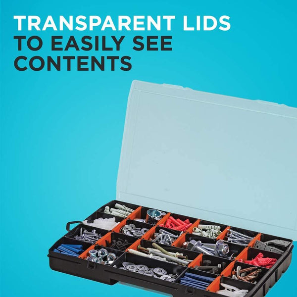 Black Decker Beyond By BLACK+DECKER™ Plastic Organizer Box With Dividers