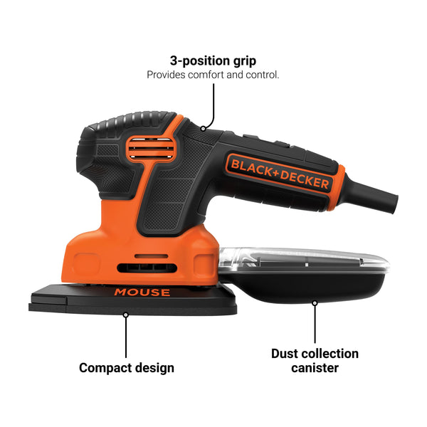 Black Decker 1.2 Amp Electric Detail Sander