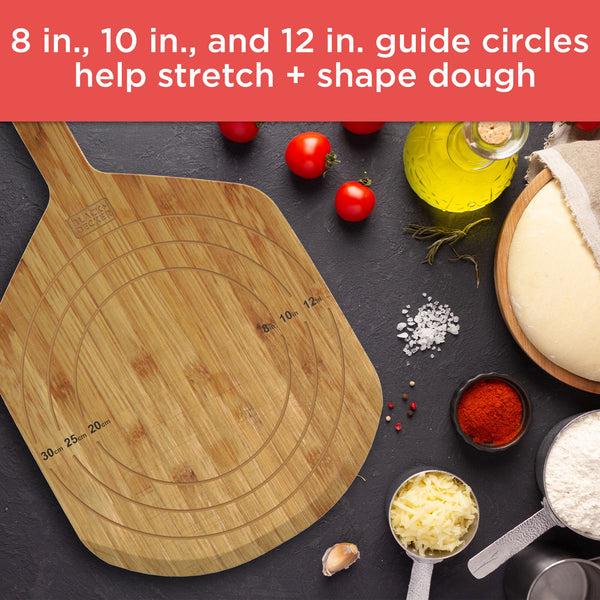 Black Decker 12 In. Wooden Pizza Peel