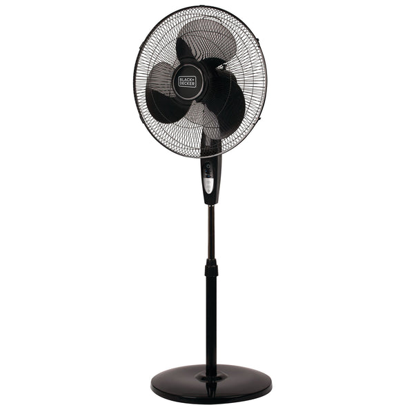 Black Decker 18 In. Stand Fan - Remote Round Base