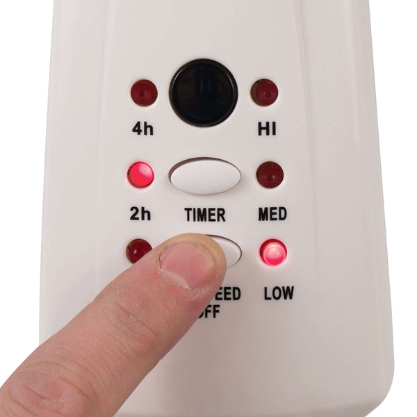 black decker 18 In. Stand Fan With Remote White