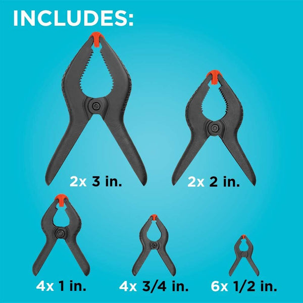 Black Decker 18Pk Spring Clamps