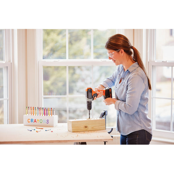 Black Decker 20V MAX* Drill Impact 2 Kit