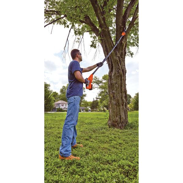 black decker 20V MAX* Lithium Pole Pruning Saw