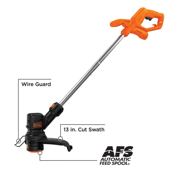 Black Decker 4 Amp 13 In. Electric String Trimmer