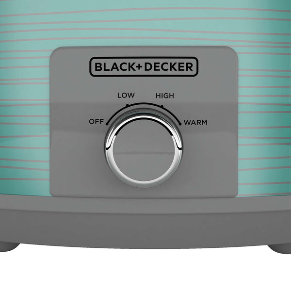 Black Decker 7-Quart Slow Cooker-Teal