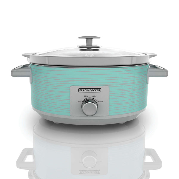 black decker 7-Quart Slow Cooker-Teal