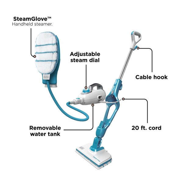 Black Decker 8in1 Complete Steam Cleaning System