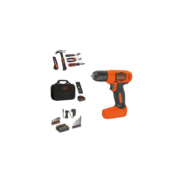Black Decker 8V MAX* Cordless Drill Project Kit