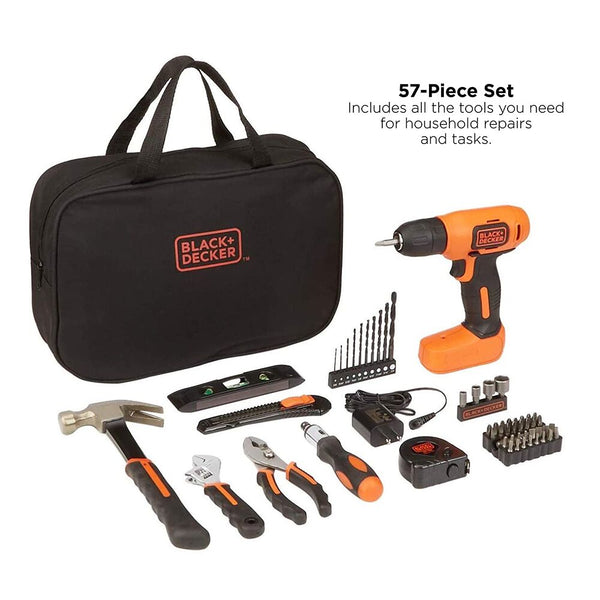 Black Decker 8V MAX* Cordless Drill Project Kit