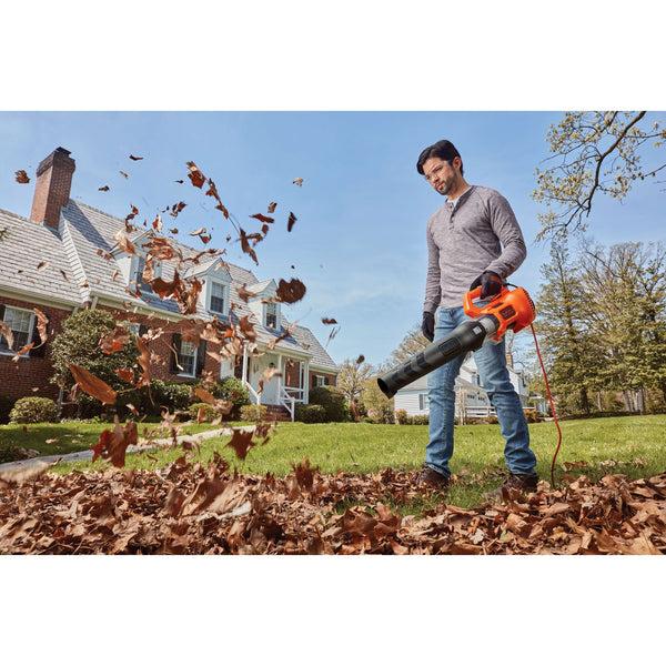 black decker 9 Amp Electric Axial Leaf Blower
