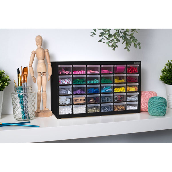 Black Decker Bd Small 30 Drawer Bin System Blk