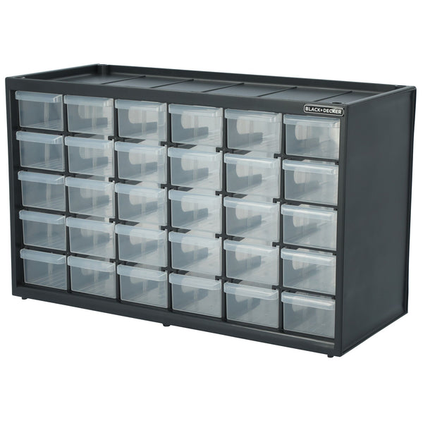 Black Decker Bd Small 30 Drawer Bin System Blk