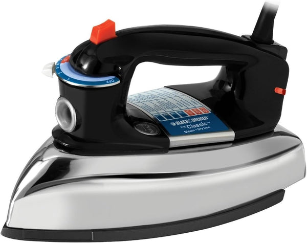 black decker Classic Iron with Aluminum Soleplate