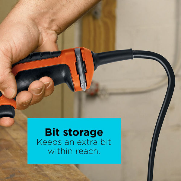 Black Decker Corded Drill 5.5-Amp 3/8-Inch