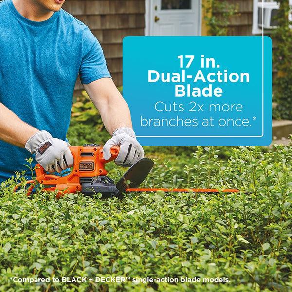 Black Decker Electric Hedge Trimmer 17 In